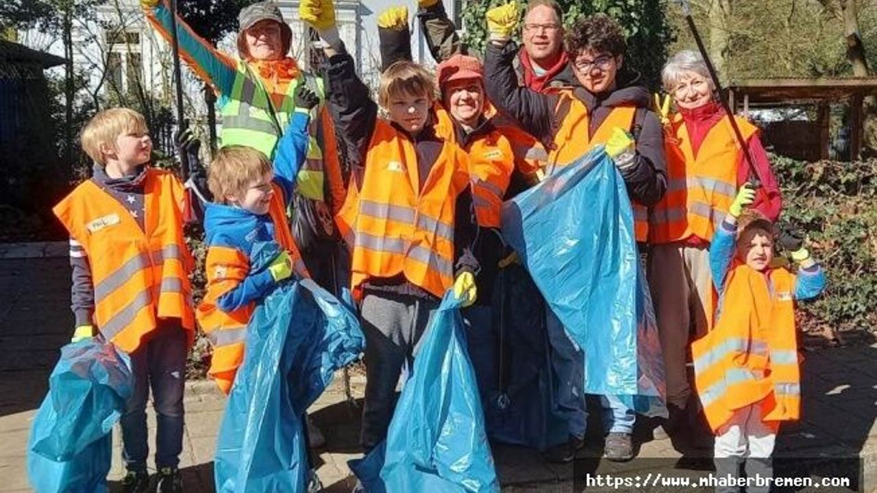 Delmenhorst'ta gönüllülerden örnek davranış