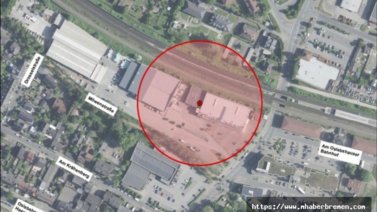 Bremen’de inşaat sırasında el bombası bulundu