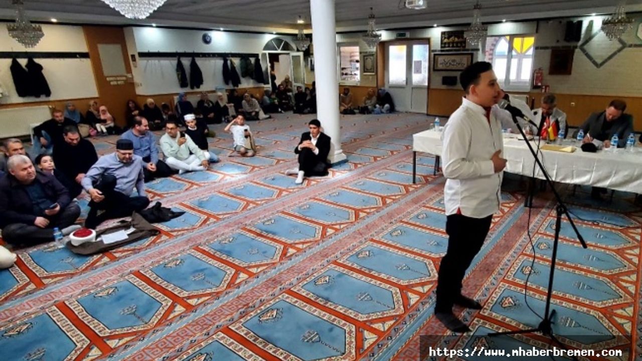 Ezan ve Hutbe Yarışmaları Finali Bremen'de yapıldı