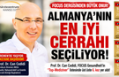 Bremenli Türk profesöre büyük onur: Almanya'nın en iyi cerrahları arasında