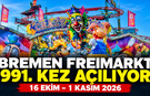 Bremen Freimarkt 991. kez kapılarını açıyor