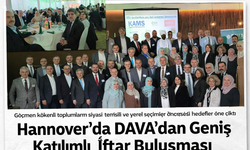 Hannover’da DAVA’dan Geniş Katılımlı İftar Buluşması