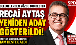 RECAl AYTAŞ’A DELEGELERDEN TAM DESTEK