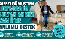 Saffet Gümüş’ten Lemwerder Sultan Ahmet Camii’ne Anlamlı Destek