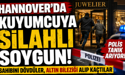 HANNOVER'DA KUYUMCUYA GÜNDÜZ VAKTİ SİLAHLI SOYGUN