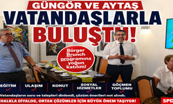 GÜNGÖR VE AYTAŞ VATANDAŞLARLA BULUŞTU