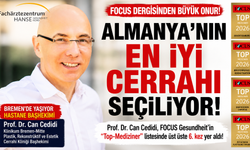 Bremenli Türk profesöre büyük onur: Almanya'nın en iyi cerrahları arasında