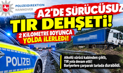 Almanya'da garip olay: Sürücüsüz TIR 2 kilometre boyunca yolda ilerledi