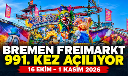 Bremen Freimarkt 991. kez kapılarını açıyor