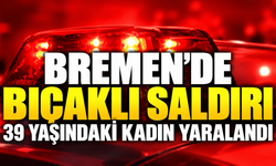 Bremen’de Bıçaklı Saldırı: 39 Yaşındaki Kadın Yaralandı