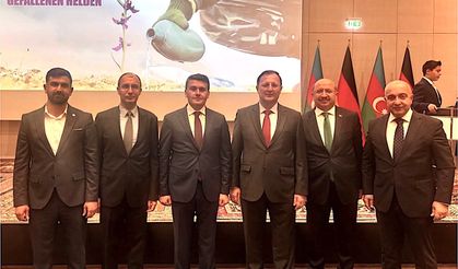 Karabağ şehitleri Almanya'da anıldı