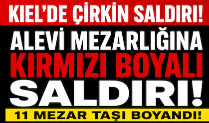 Kiel'de Mezarlığa Çirkin Saldırı