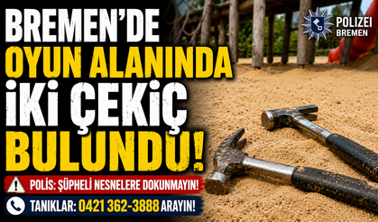 Bremen'deki Oyun Alanında İki Çekiç Bulundu