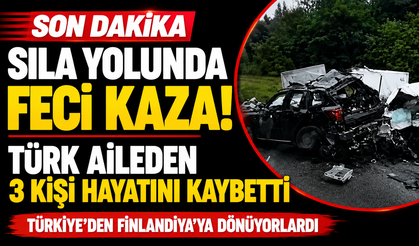 Sıla Yolunda Acı Kaza: Finlandiya'ya Dönen Türk Ailesinden 3 Kişi Hayatını Kaybetti