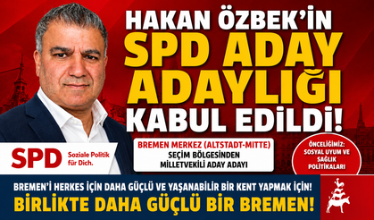 Hakan Özbek’in SPD Aday Adaylığı Kabul Edildi
