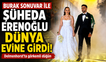 Burak Sonuvar ile Şüheda Erenoğlu dünyaevine girdi