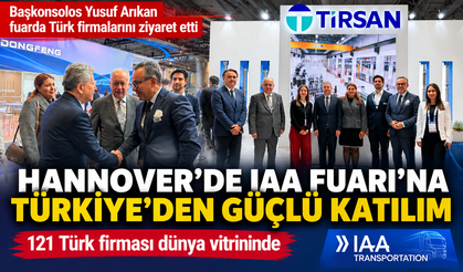 Hannover’de IAA Transportation Fuarı’na Türkiye’den 121 Firma Katıldı