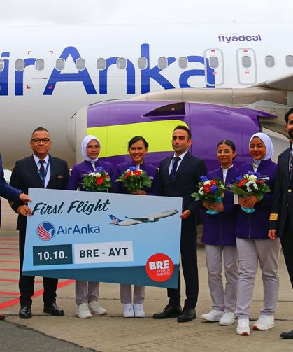 AIR ANKA, BREMEN’E İLK UÇUŞUNU GERÇEKLEŞTİRDİ