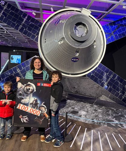 Bremen uzay sergisini 100 bin kişi gezdi