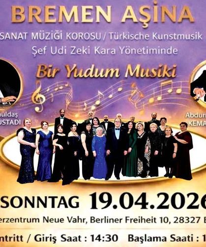 Aşina Korosu’ndan Bremen’de Bahar Konseri