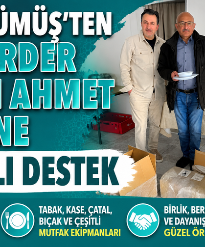 Saffet Gümüş’ten Lemwerder Sultan Ahmet Camii’ne Anlamlı Destek