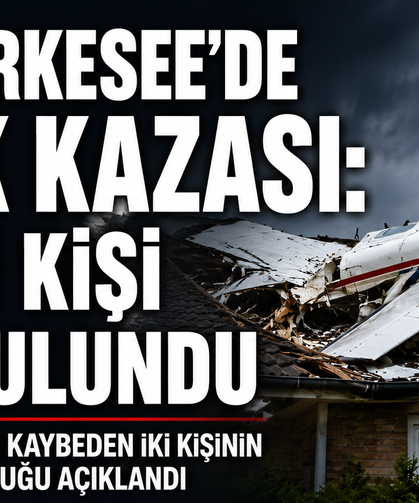 Almanya'daBir Uçak Evin Çatısına Çakıldı