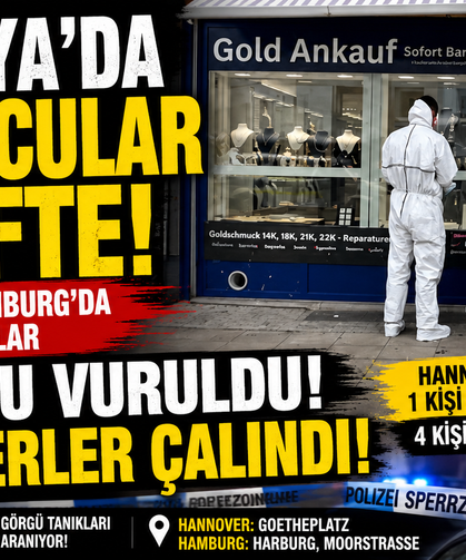 Almanya’da Kuyumcular Hedefte: Hannover ve Hamburg’da Peş Peşe Soygunlar