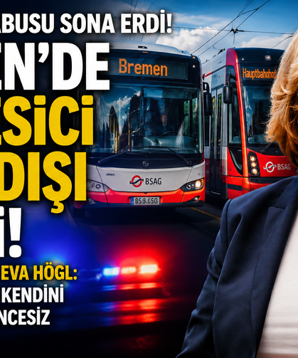 Bremen'de Otobüs ve Tramvaylarda Kâbus Sona Erdi