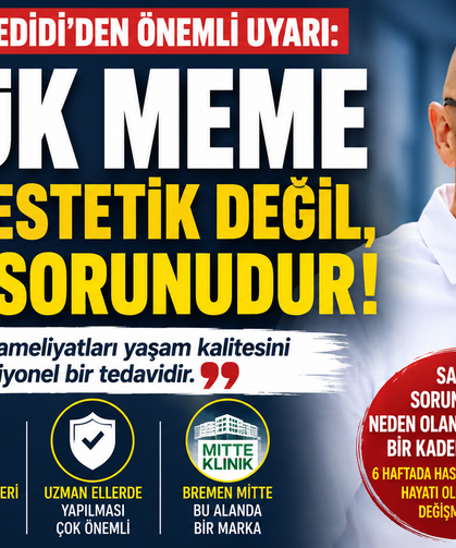 Prof. Dr. Can Cedidi: “Büyük Meme, Sağlık Sorunudur”