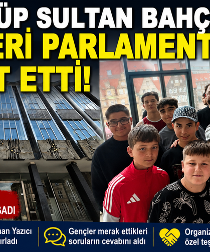 DİTİB Eyüp Sultan Bahçe Camii Gençleri Bremen Parlamentosu’nu Ziyaret Etti