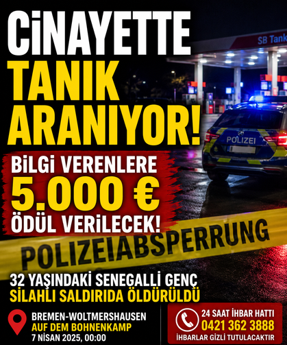 Woltmershausen'deki Cinayet Hâlâ Aydınlatılamadı