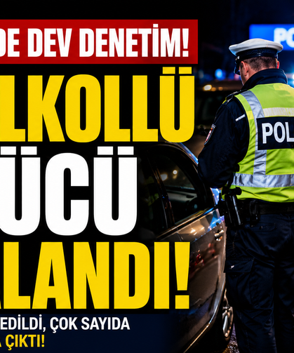 Hannover'de Dev Trafik Denetimi: 166 Alkollü Sürücü Yakalandı