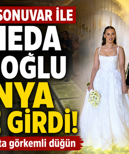 Burak Sonuvar ile Şüheda Erenoğlu dünyaevine girdi