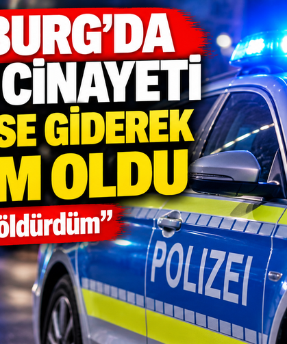 Hamburg’da Kadın Cinayeti: Eşi Polise Giderek Teslim Oldu
