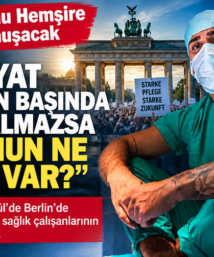 Delmenhorstlu İrfan Zeki Gök Berlin’de Sağlık Çalışanlarının Sesi Olacak