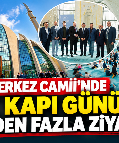 Köln Merkez Camii  Açık Kapı Günü'nde Ziyaretçi Akınına Uğradı