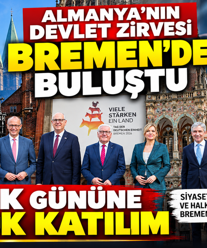 ALMANYA’NIN DEVLET ZİRVESİ BREMEN’DE BULUŞTU