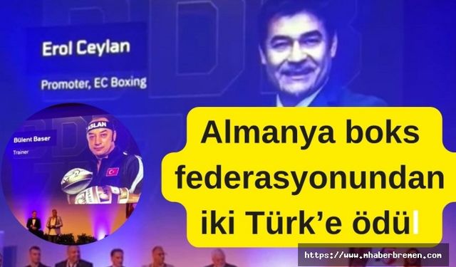 Ceylan ve Başer'e ödül verildi