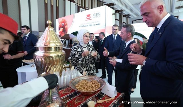 Yedi Bölgede Türk Mutfağı Sergisi Emine Erdoğan tarafından açıldı