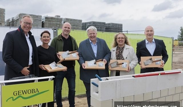 Bremen'de 41 yeni sosyal konutun temeli atıldı