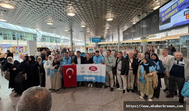 Hac yolcuları dualarla uğurlandı