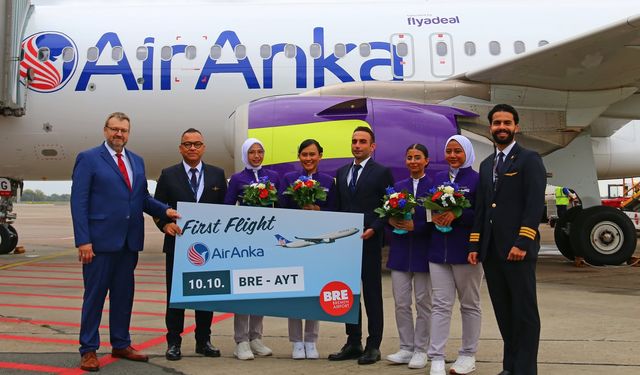 AIR ANKA, BREMEN’E İLK UÇUŞUNU GERÇEKLEŞTİRDİ