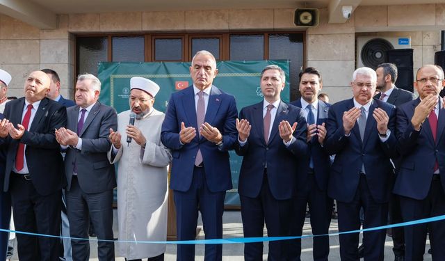 TİKA tarafından Kırcaaali'ye yapılan cami dualarla açıldı