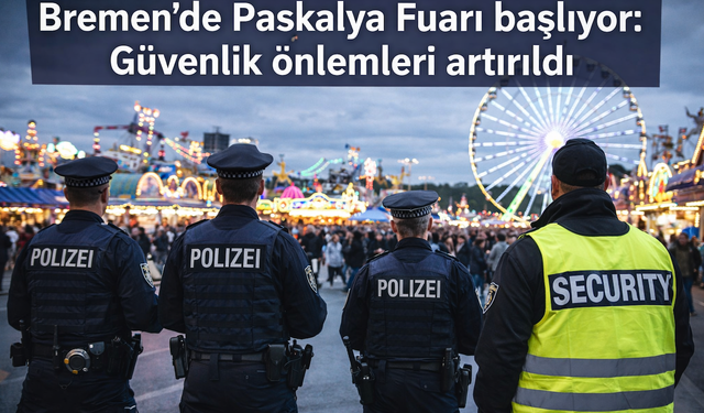 Bremen’de Paskalya Fuarı başlıyor: Güvenlik önlemleri artırıldı