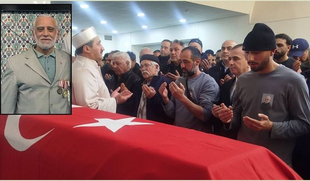 Kıbrıs Gazisi Ahmet Çetin Lübeck’te Son Yolculuğuna Uğurlandı