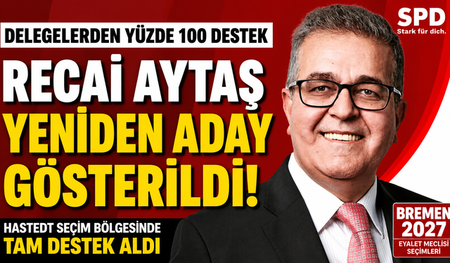 RECAl AYTAŞ’A DELEGELERDEN TAM DESTEK