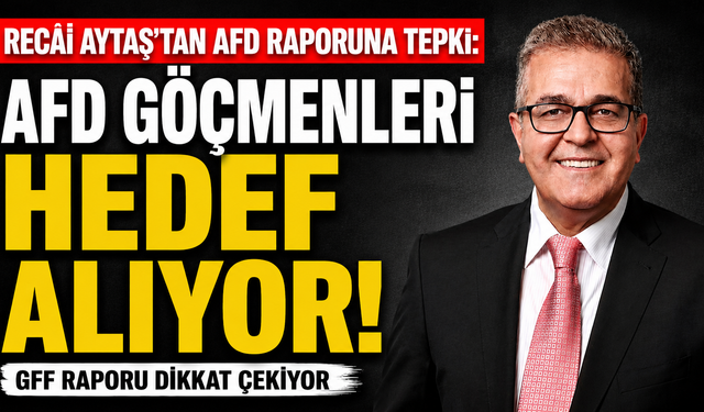 Aytaş: “AfD Göçmenleri Hedef Alıyor”