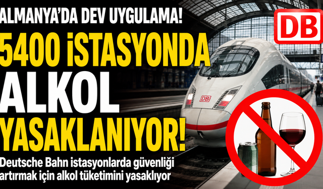 Almanya'da Tren İstasyonunda Alkol Dönemi Sona Eriyor