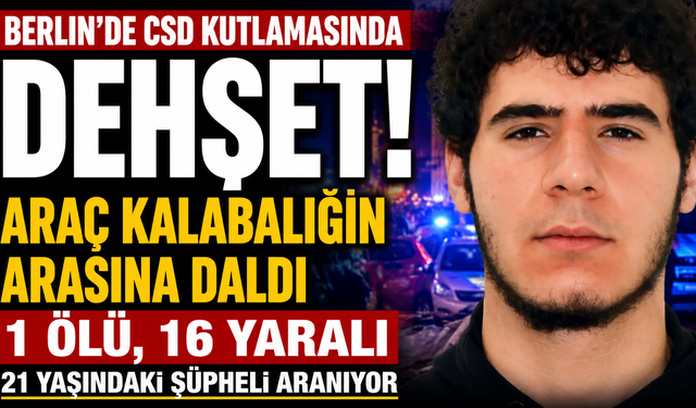 Berlin'de Araç Kalabalığa Daldı, 1 Ölü, 16 Yaralı