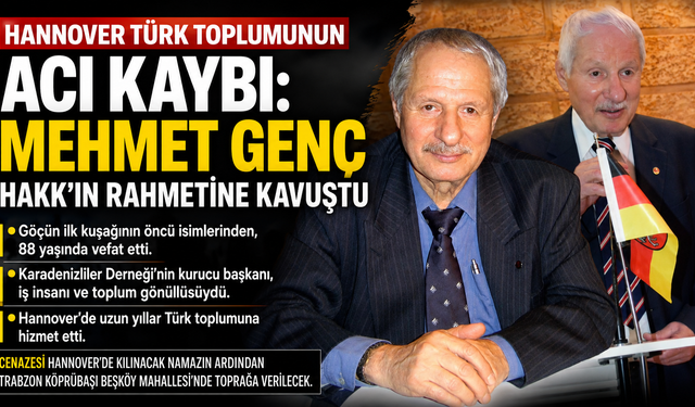 Hannover Türk toplumunun acı kaybı
